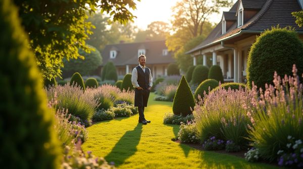Des espaces verts impeccables avec un paysagiste nomand